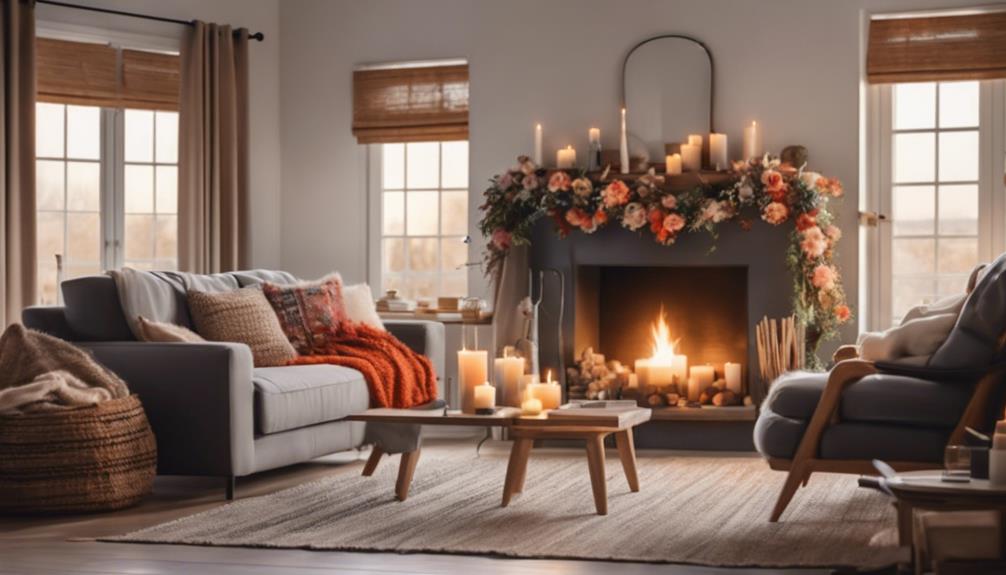 codzienna dekoracja kominka