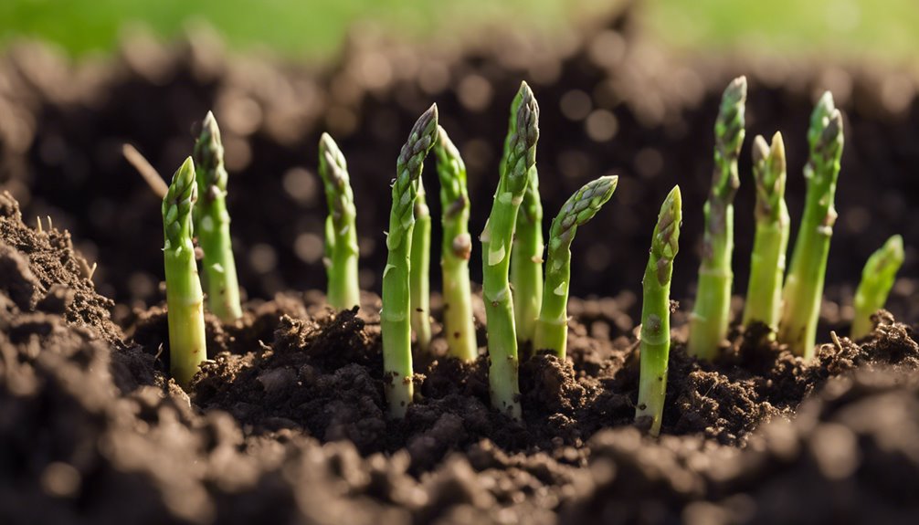 asparagus prefers sandy loam